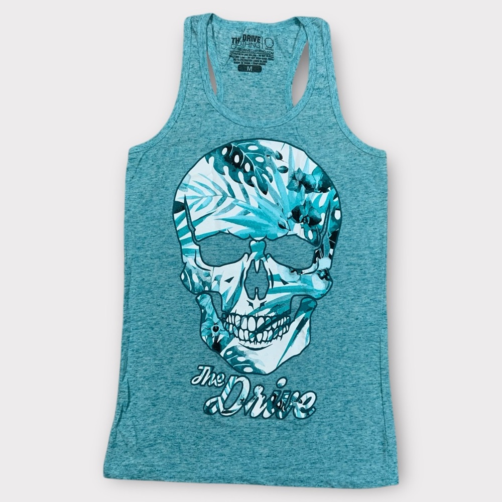 Women’s The Drive Skull Print Workout Tank Size Medium #030